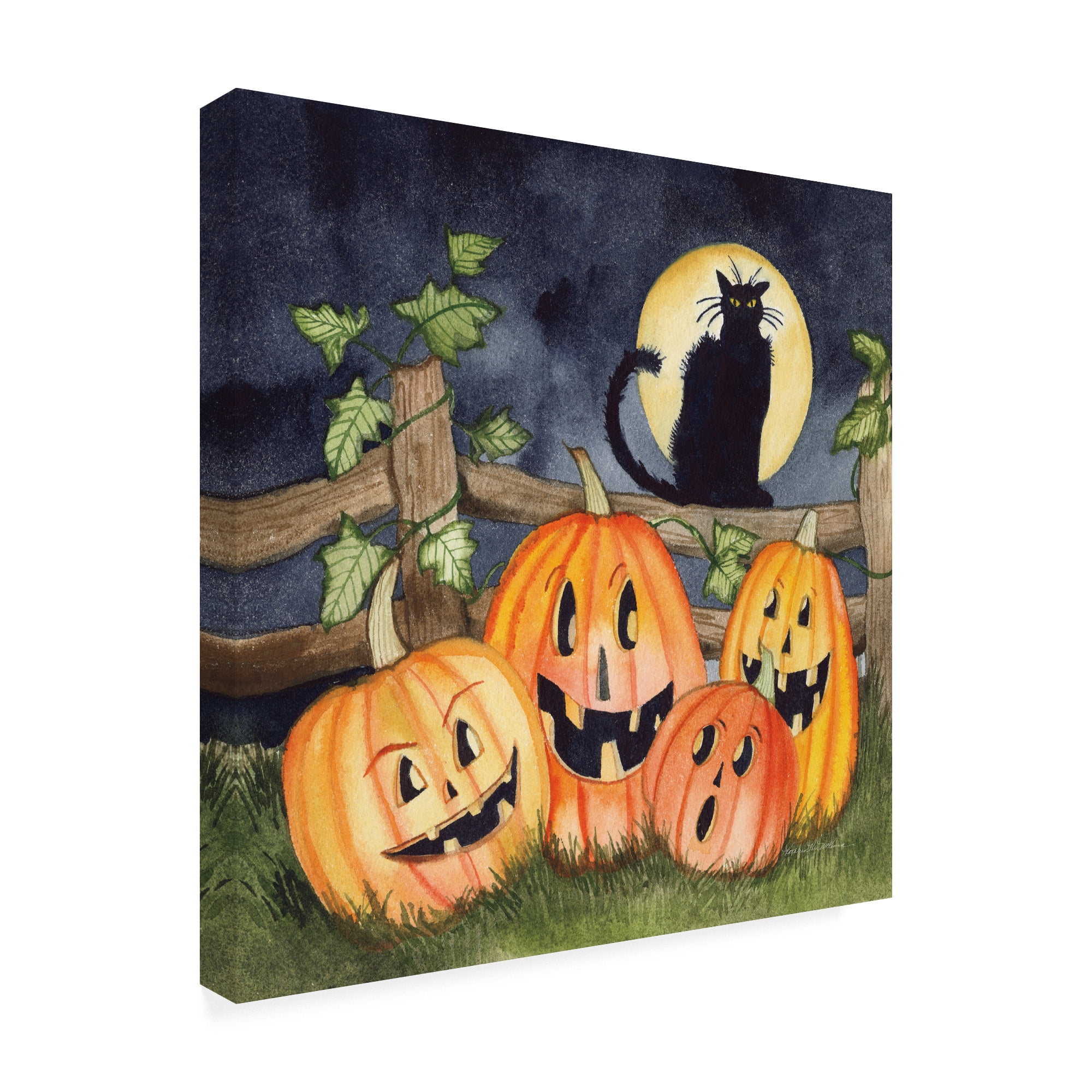 Trademark Fine Art 'Haunting Halloween Night I No Border' Canvas Art by Kathleen Parr McKenna