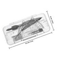 thumbnail image 2 of Minkissy 3 Boxes Of Geometry Set Metal Drawing Tools For School Projects, 2 of 8