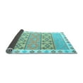 thumbnail image 2 of Ahgly Company Indoor Square Abstract Light Blue Contemporary Area Rugs, 4' Square, 2 of 4