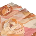 thumbnail image 3 of Yayeee Shower Curtain with Hooks 72"x72" Waterproof Fabric Bathroom Hanging Decor, Abstract Orange Flowers, 3 of 5