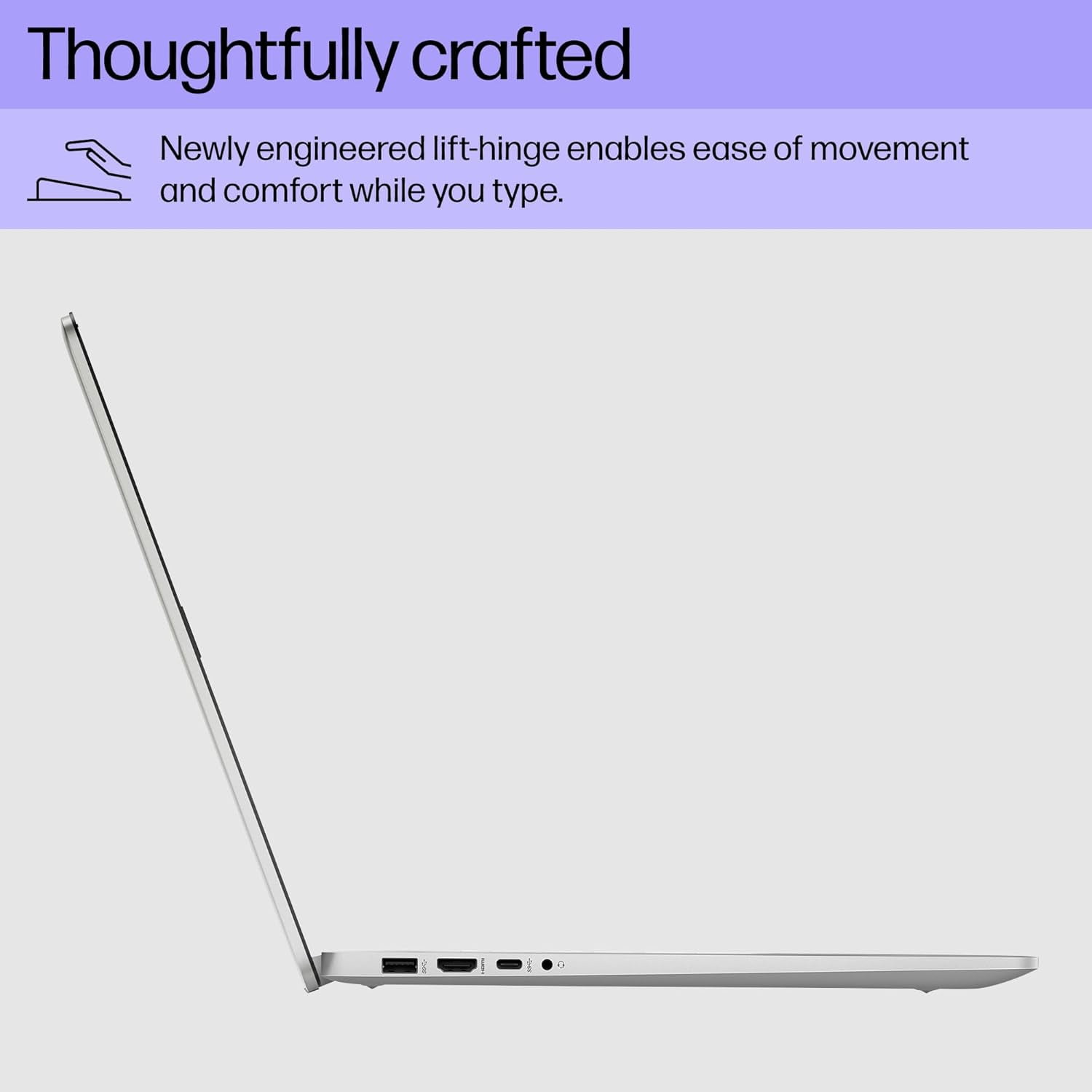 HP 17.3" Laptop Compurter for Business & Student , 8-Cores Intel i3-N305, 32 GB RAM, 2 TB SSD, Anti-Glare Display, Windows 11 Pro, Bluetooth 5.3, Silver