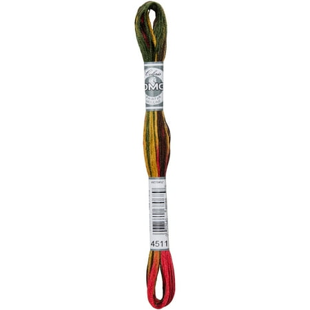 UPC: 0077540680689 | DMC Coloris 6-Strand Embroidery Cotton Floss 8.7yd-Indian Summer