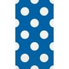 Polka Dot Paper Guest Napkins, 7.75 x 4.5 in, Royal Blue, 16ct