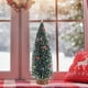 thumbnail image 4 of Adornos Navideños, Mini Árbol de Navidad con Cuentas Flocadas, Adorno Navideño de Escritorio, Árbol de Navidad Pequeño., 4 of 6
