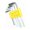 Yellow, variant on Compact Hex Key Wrench Set - 5-Piece & 8-Piece Inner Hexagonal Tool Kit for Versatile Applications