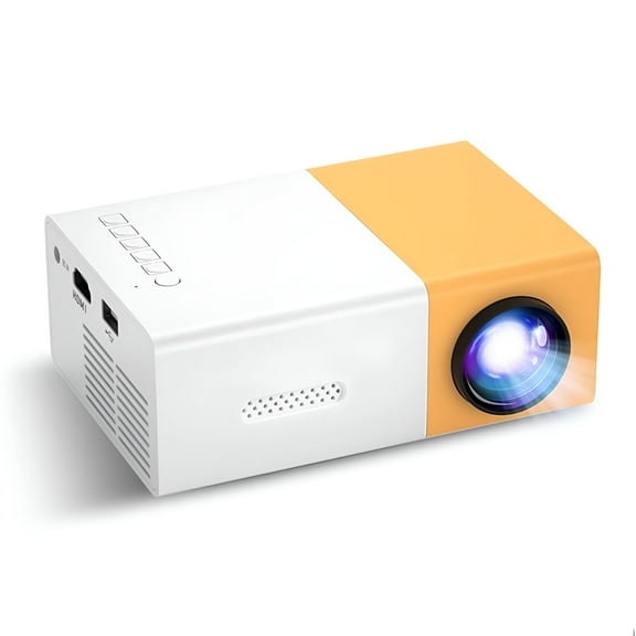 GJX Portable Projector Smart Home Theater Media Player for Home Theater Cartoon Movies