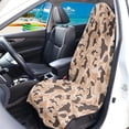 thumbnail image 2 of Garronmavis Waterproof Stain Resistant Front Car Seat Towel Cover, Sweat Protection for Gym Workout Beach Hiking Running, Universal Fit for Cars SUV Trucks Sedan Van, 2 of 8