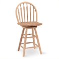 thumbnail image 1 of International Concepts Windsor 24" Tabouret Pivotant en Flèche, 1 of 1