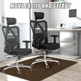 thumbnail image 2 of Debonair Chair Mat for Hardwood Floor,48" x 36"Office Chair Mats,Floor Protector For Desk Chair,Coffee, 2 of 9