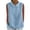 501_Light Blue, variant on Womens Tops Dressy Casual Women's Fashion Casual Solid Color Loose Lapel Sleeveless Vest