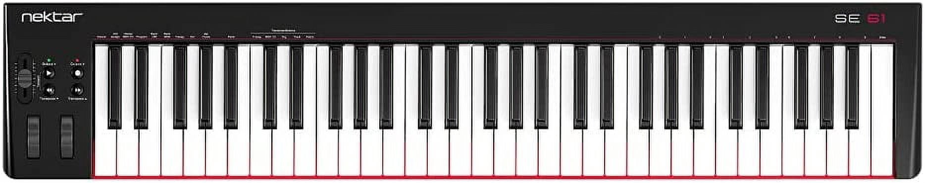 Nektar SE61 - USB MIDI Controller Keyboard with Nektar DAW Integration, Black
