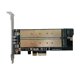 thumbnail image 1 of Tarjeta de adaptador Puerto de Doble puerto 2 M.2 SSD B Tecla + SSD Adaptador PCI Herramientas Magideal Tarjeta de adaptador, 1 of 7