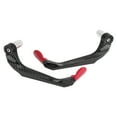 thumbnail image 4 of 1 par de palancas de embrague de freno de motocicleta de fibra de carbono protector de manillar (rojo), 4 of 12