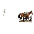 thumbnail image 1 of Figura de escritorio,Estatua de bailarina,adorno de escritorio,decoración del hogar,Estatua de bailarina moderna,regalo de cumpleaños para la oficina.,Figura de caballo,Escultura de caballo, 1 of 8