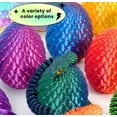 thumbnail image 2 of 3D Printed Snake Egg with 3D Printed Snake Inside,Snake Fidget Toy， 2025 Year of The Snake Surprise 3D Printed Animals Toy Set，Home Office Decor Executive Desk Snake Toys (Blue), 2 of 6