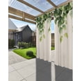 thumbnail image 3 of nqOlkjepod Outdoor Curtains for Patio Waterproof, Vintage Green Leaves Outdoor Privacy Panels Grommet, Farmhouse Pastoral Summer Vines Blackout Outside Curtains for Porch/Cabana 54"x108", 2 Panels, 3 of 8