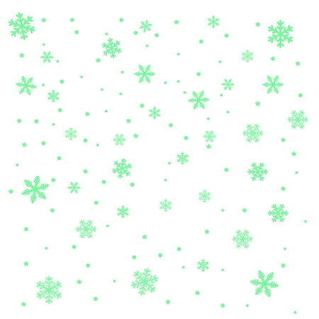 

Pianpianzi Rose Table Decorations for Living Room Ceiling Decal Rooms Decorations PVC Christmas Snowflake Sticker Luminous Window Sticker