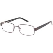 Angle View: Foster Grant Men's Metal Plastic Reading Glasses, Lorenzo Gunmetal