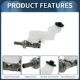 thumbnail image 4 of Unique Bargains Brake Master Cylinder with Reservoir No.4720106400 for Toyota Camry 2006-2015 Hydraulic Master Cylinder Silver Tone White Aluminum Alloy Plastic 1 Pcs, 4 of 7