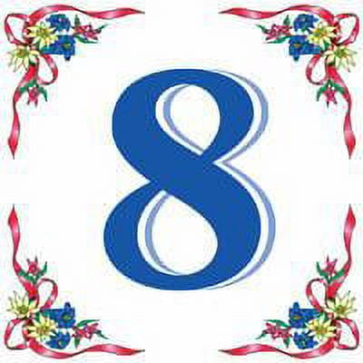 German House Number Tiles