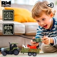 thumbnail image 4 of Carro Tractor a Control Remoto De Granja Remolque c/Animales verde, 4 of 7