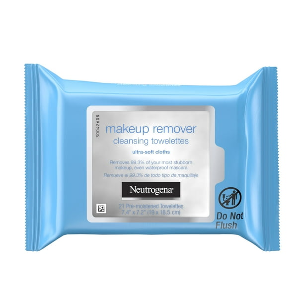 Neutrogena Makeup Remover Facial Cleansing Towelettes & Wipes, 21 ct