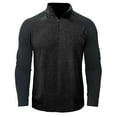 thumbnail image 2 of Blusas y camisas de manga larga con cuello redondo para hombre, cuello redondo, botones, boca plana, deportivas para hombre, blusas y camisas de manga larga con cuello redondo para hombre, 2 of 6