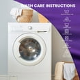 thumbnail image 6 of Queen Size Viscose Sheet Set with 16"Deep Pockets Fitted Bed Sheet Set, Purple, 6 of 7
