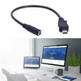 thumbnail image 6 of WINDLAND Mini USB 5Pin Male to 3.5x1.35mm Female Cable 20cm Length Black, 6 of 8