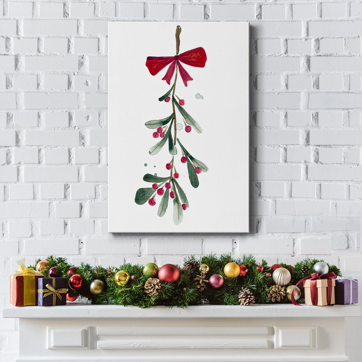 Warm Winter Wishes VI- Gallery Wrapped Canvas