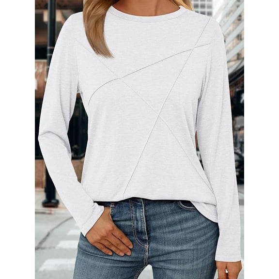 Women's Long Sleeve Shirt Basic Business Casual Tops Workwear Autumn Fashion Clothing