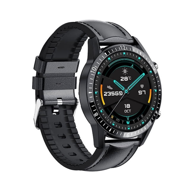 Reloj inteligente resistente al agua IP67, reloj rastreador de actividad física con monitor de ritmo cardíaco, rastreador de sueño, reloj inteligente con pantalla táctil