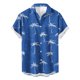 thumbnail image 5 of Camisetas de Lino para Hombres Vintage Bowling Manga Corta Cuello Cubano, Retro Playa Y Verano Hombre Manga Corta Botón Abajo Camisetas, 5 of 6