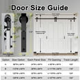thumbnail image 3 of 128" X 84" Arch Top 2-Lite Double Bi-Fold Barn Door With Installation Hardware Kit, 3 of 8