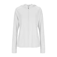 thumbnail image 6 of Women's UPF 50+ Lightweight Athletic Jacket Sun Protection Full Zip Long Sleeve Shirts Hiking Running Athletic Shirt Outdoor Pockets, 6 of 7