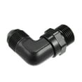 thumbnail image 6 of Unique Bargains 90 Degree 12AN Flare to 12AN ORB Port Male Fuel Pump Rail Adapter Swivel Fuel Fittings with O Ring, 6 of 7
