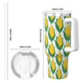 thumbnail image 4 of Disketp Corn Cob for 40 OZ Stainless Steel with Handle Lid Straw for Women Men Birthday Presents, 4 of 8