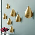 thumbnail image 3 of Bearachild 4 unids/set ganchos de decoración de pared modernos, resistentes y elegantes, para bolsos, sombreros y ropa, ahorrador de espacio Decoración del hogar azul claro S, 3 of 6