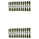 thumbnail image 4 of Seitruly Tabletas para mejorar las uñas Diseño de puntos elegantes Textura esmerilada Usable Uña falsa Cobertura completa Consejos de JM-08Verde 2piezas, 4 of 6
