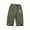 Army Green-09, variant on Ugoldhm Girls Leggings Casual Thin Pant Relaxed Fit Solid Color Summer Cropped Capris 5-16 Years