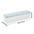 thumbnail image 2 of Plastic Refrigerator Food Storage Box with Lid - Transparent Stackable Container for Pasta, Grains, and Kitchen Pantry Organization, 2 of 2