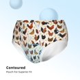 thumbnail image 3 of Pofeuu Roosters and Chickens Print Boy's Briefs Toddler Boys' Underwear, Organic Cotton, Comfort Briefs-X-Small, 3 of 7