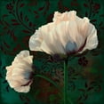 thumbnail image 3 of Lavoie, Tina 20x20 Black Modern Framed Museum Art Print Titled - Poppies In Verdigris And Rust, 3 of 5