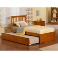 thumbnail image 2 of Atlantic Furniture Mission Lit Simple XL Plate-Forme avec Gigogne en Caramel, 2 of 7