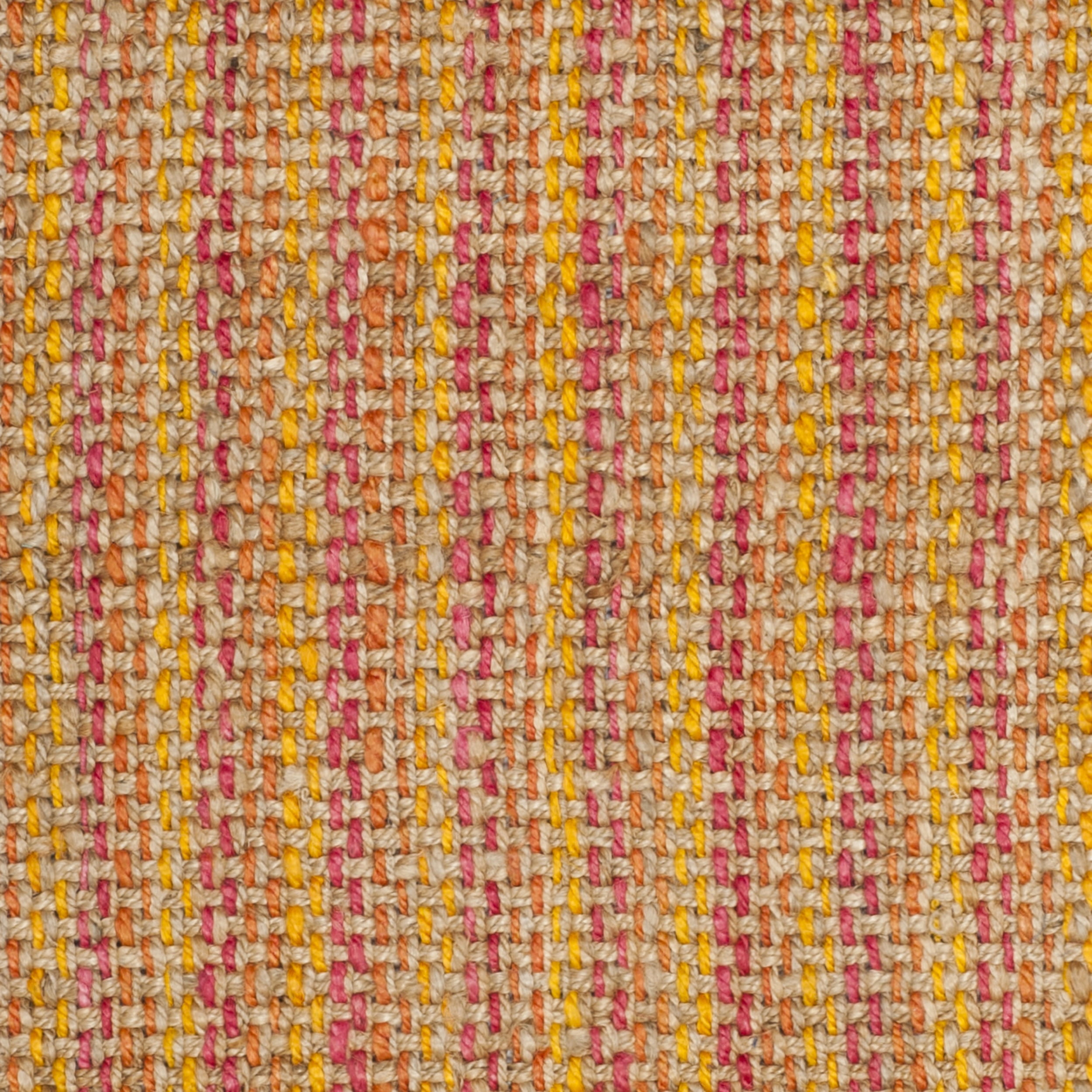 SAFAVIEH Natural Fiber Geraldine Geometric Jute Area Rug, Pink/Multi, 6' x 9'