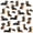 White Black, variant on Homewish Dachshunds Dog Twin Comforter Sets,Easter Egg Bedding Set,Rainbow Decor,Polkadot Reversible,2pcs,1 Comforter and 1 Pillowcase