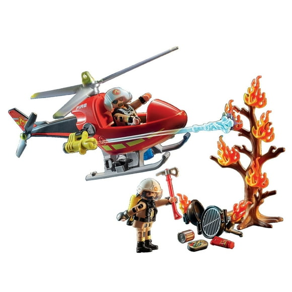 Playmobil Hélicoptère bombardier des pompiers