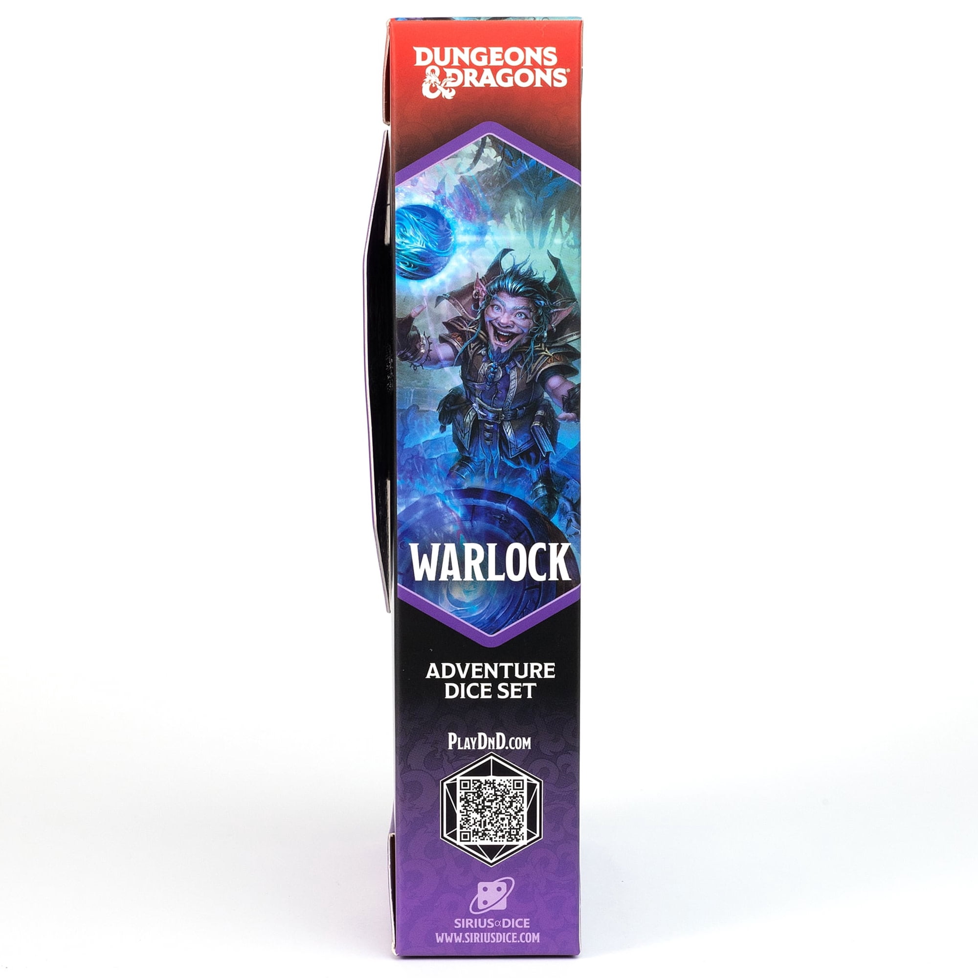Dungeons & Dragons: D&D Adventure Dice: Warlock - Purple - 16pc RPG Set, Class Symbols, Roleplaying Game Accessory, Sirius Dice, Officially Licensed