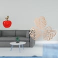 thumbnail image 2 of Escultura de fruta de cerámica y hojas de palma de madera para pared, adorno creativo para cafetería, estudio, baño, vacaciones, fondo de TV., 2 of 8