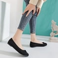 thumbnail image 6 of Veittes Women's Wide Width Flats Shoes - Round Toe Bow Comfortable Casual Ballet Shoes., 6 of 8